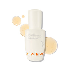 Sulwhasoo mini bottle front view showing compact travel-ready design and immediate hydration benefit