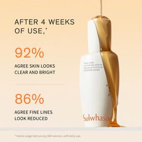 Sulwhasoo pump close-up highlighting precise dispensing and hygiene benefits
