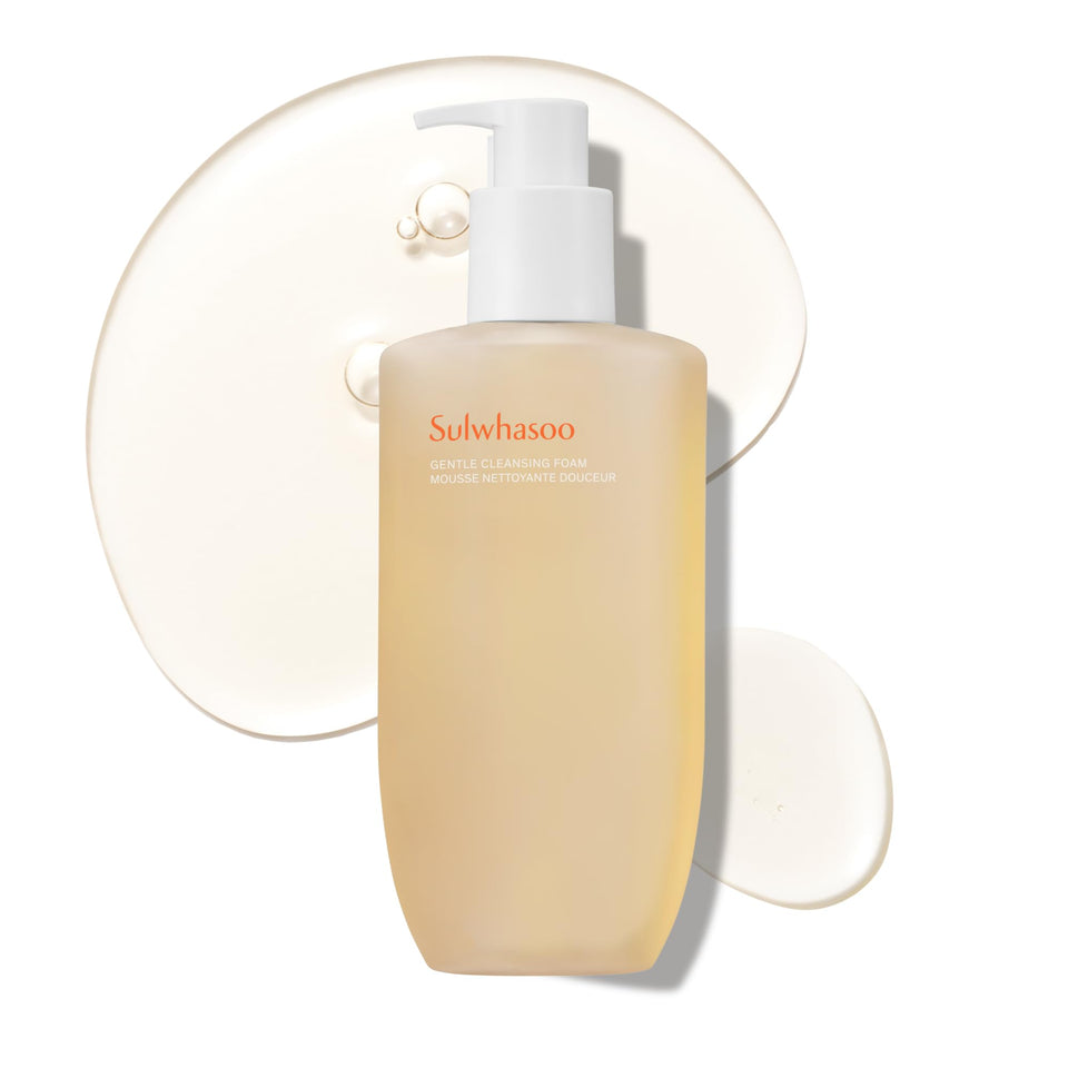 Sulwhasoo front bottle shows cleanser packaging and large jumbo size benefit