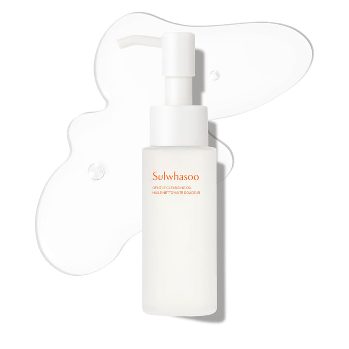 Sulwhasoo front packaging showing bottle and label, conveys premium cleansing