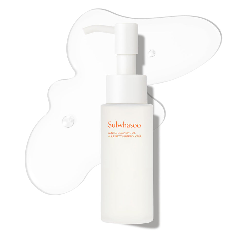Sulwhasoo front packaging showing bottle and label, conveys premium cleansing