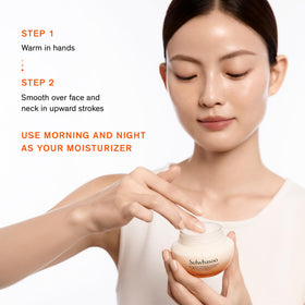 Sulwhasoo on bathroom vanity styled lifestyle shot showing daily ritual benefit