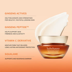 Sulwhasoo open jar revealing cream contents for visible nourishment benefit