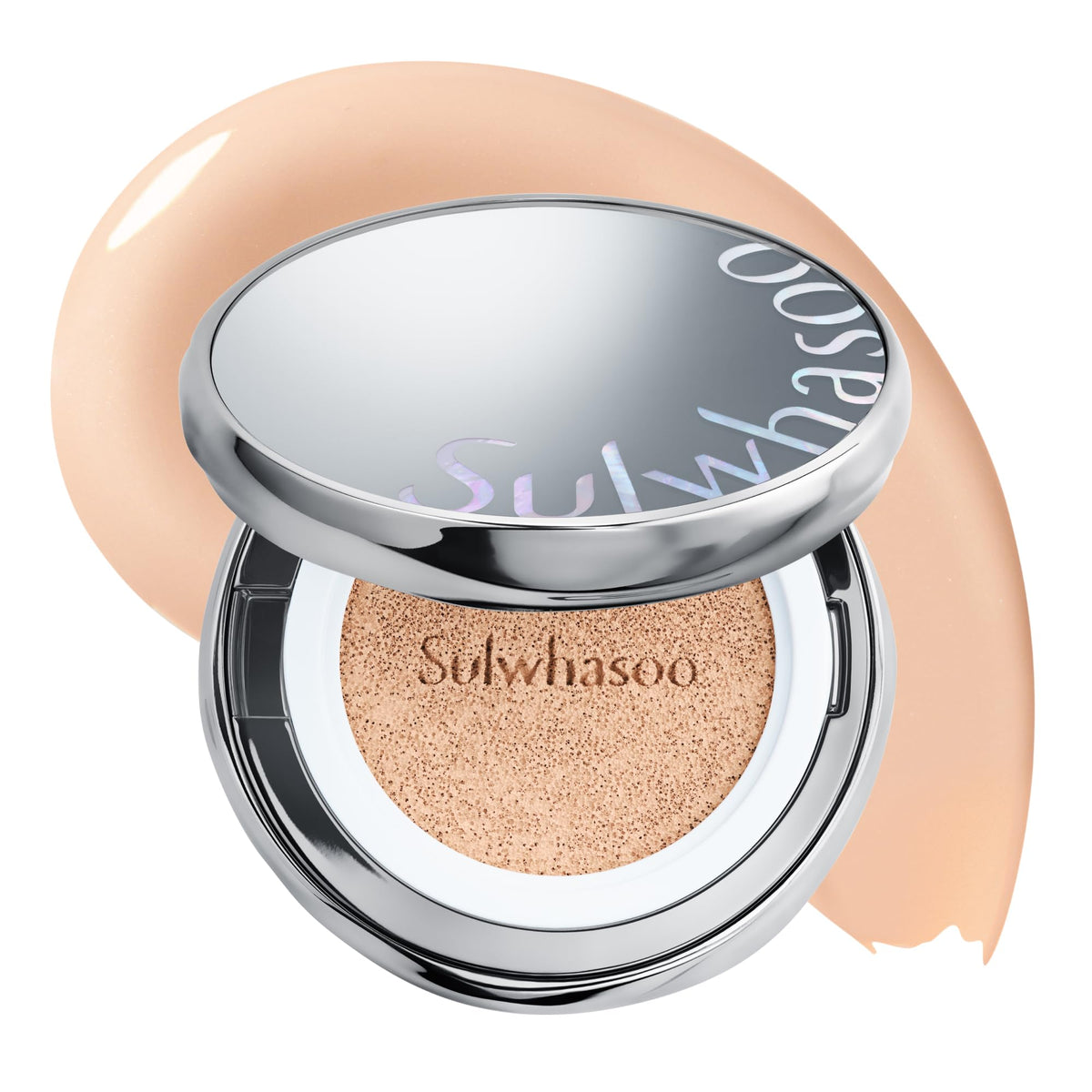 Sulwhasoo compact front packaging showing polished design and portability