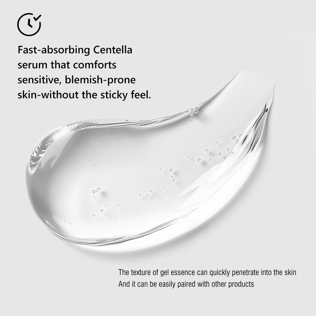 Sumax label close-up listing hyaluronic acid niacinamide ceramides