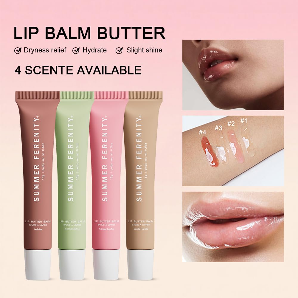 Summer Ferenity four shades palette displaying sheer tints and shine