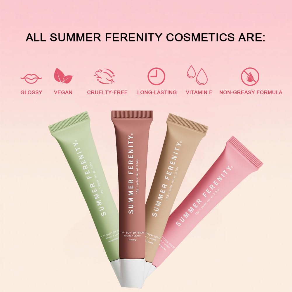 Summer Ferenity label closeup showing ingredient list with natural benefits