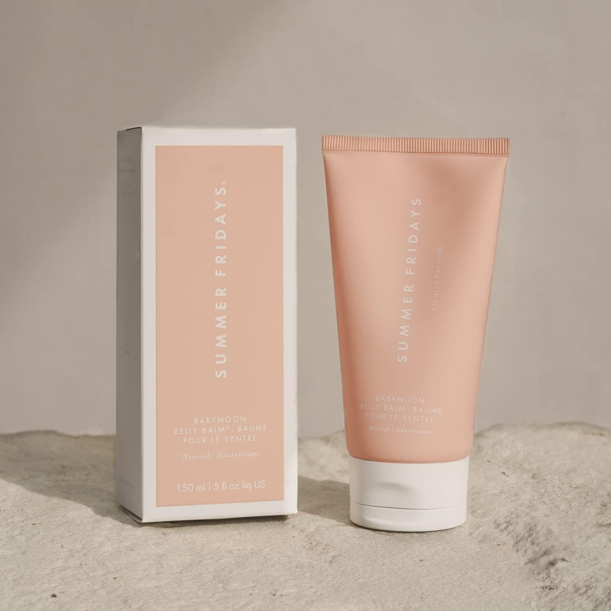 Summer Fridays balm on bathroom shelf lifestyle showcasing daily routine ease