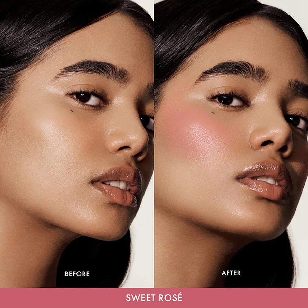 Summer Fridays balm applied to lips showing hydrating tint and smooth, non-sticky finish