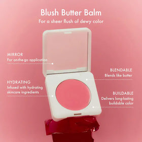 Summer Fridays open balm close-up showing creamy texture for smooth blending