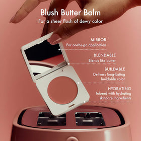 Summer Fridays creamy texture swipe illustrating smooth blendability