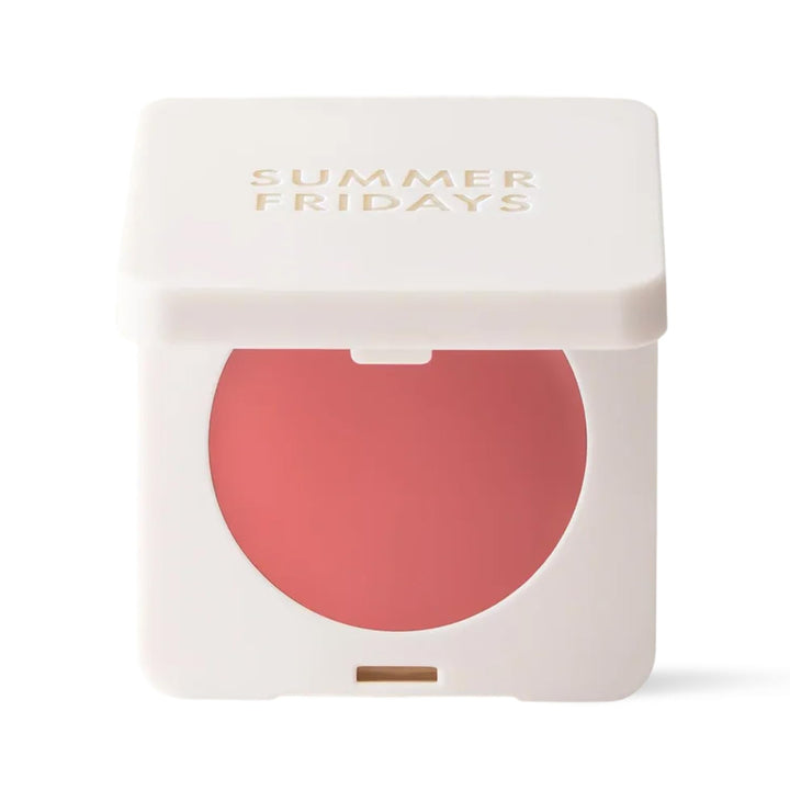 Summer Fridays front packaging showing compact balm and branding, easy identification