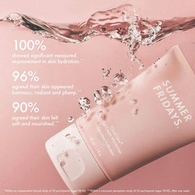Summer Fridays close-up of ceramide-rich formulation to highlight barrier-support benefit