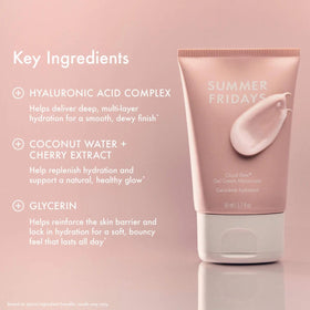 Summer Fridays dispensing gel cream onto fingertip to demonstrate simple, hygienic use