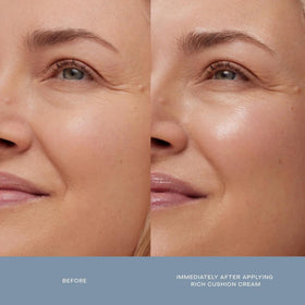 Summer Fridays cream on hand demonstrating smooth application and absorption