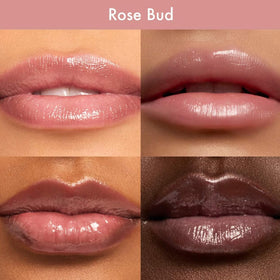 Summer Fridays on-model lips demonstrating sheer rose tint and shine