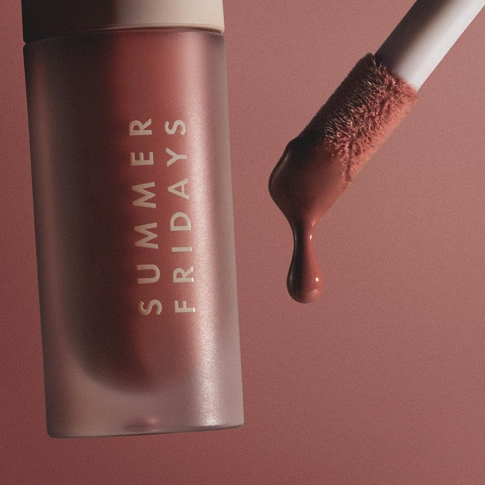 Summer Fridays held in hand to show compact 0.15 oz travel-friendly size