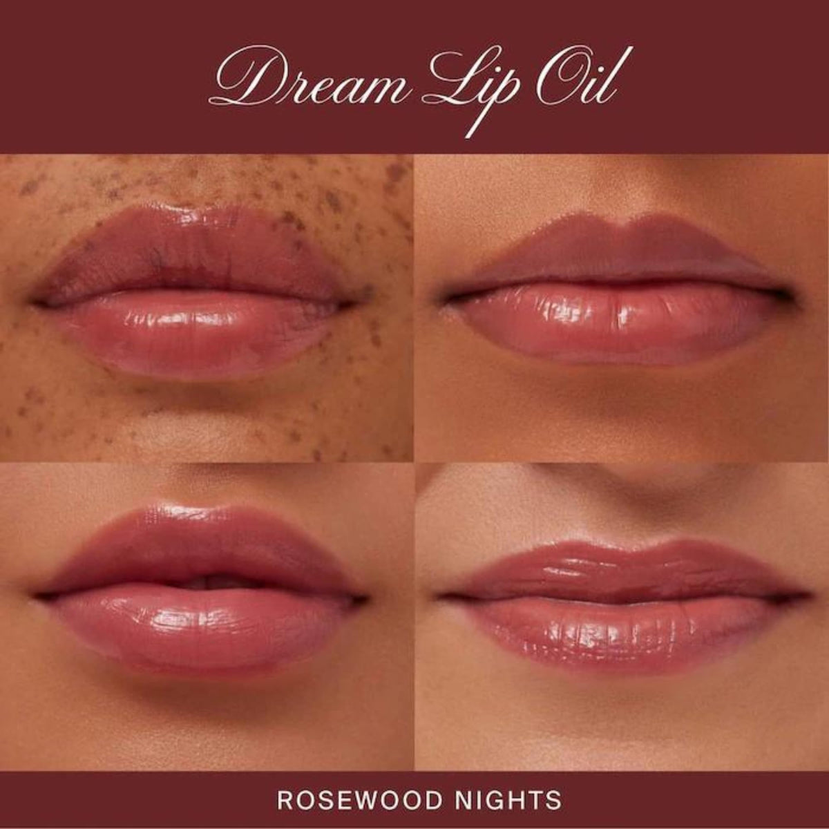 Summer Fridays swatch on skin showing buildable rosewood tint and luminous shine