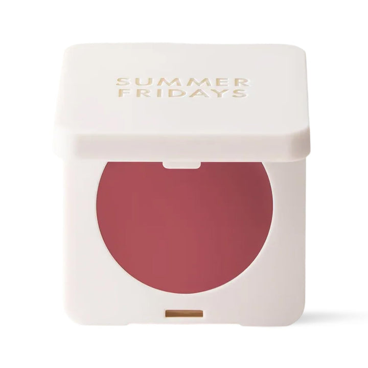 Summer Fridays front packaging showing compact balm and brand for quick grab-and-go use