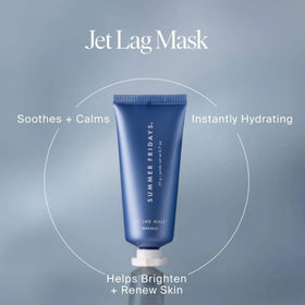 Summer Fridays Jet Lag Eye Patches single hydrogel patch on hand, reduces under-eye puffiness