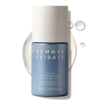 Summer Fridays front bottle showing sleek label and travel-ready size for hydration