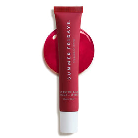 Summer Fridays front packaging showing compact balm and cherry tint benefit