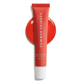 Summer Fridays front packaging showing product name and poppy shade benefit: recognizable branding and color