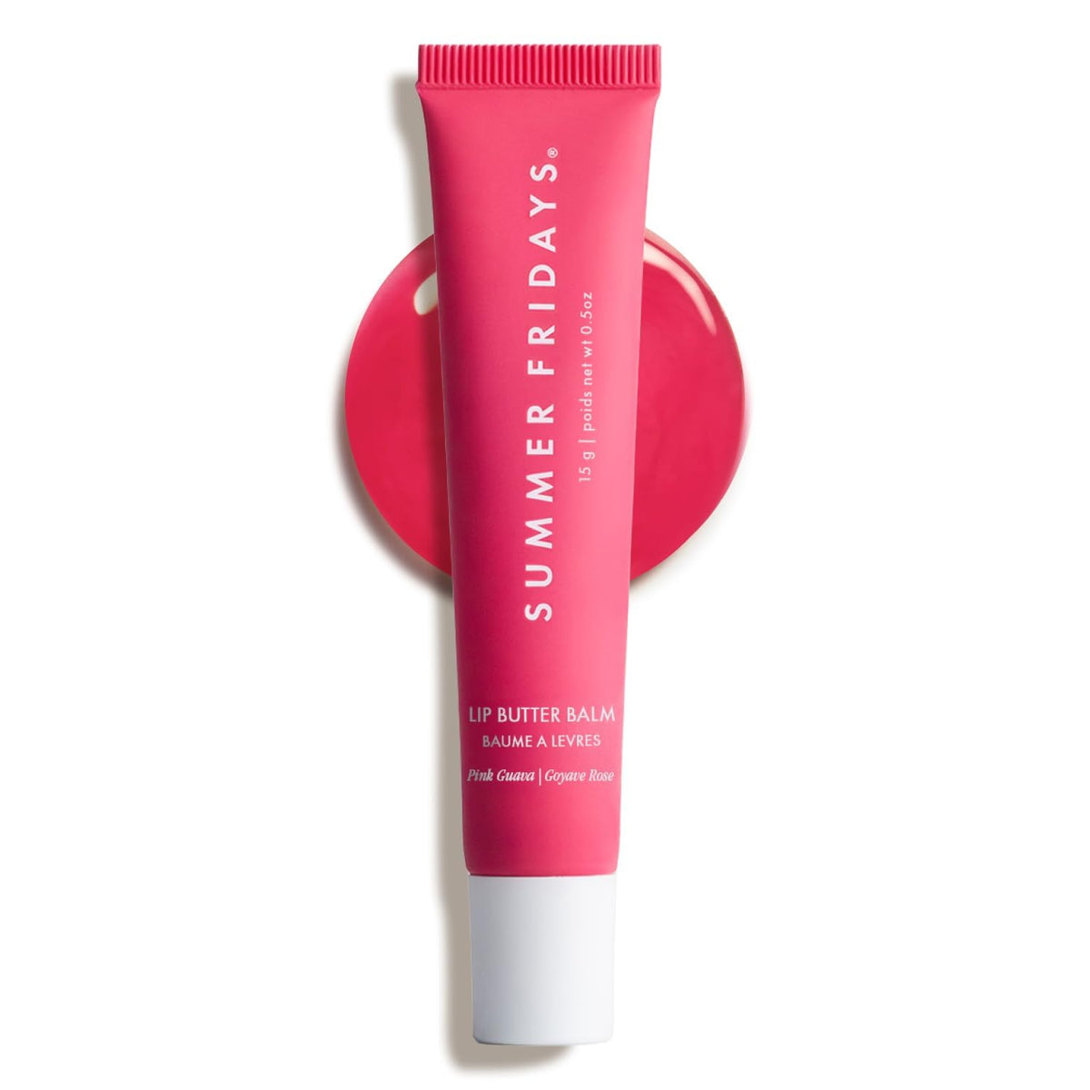 Summer Fridays front tube showing sleek packaging and instant gloss benefit