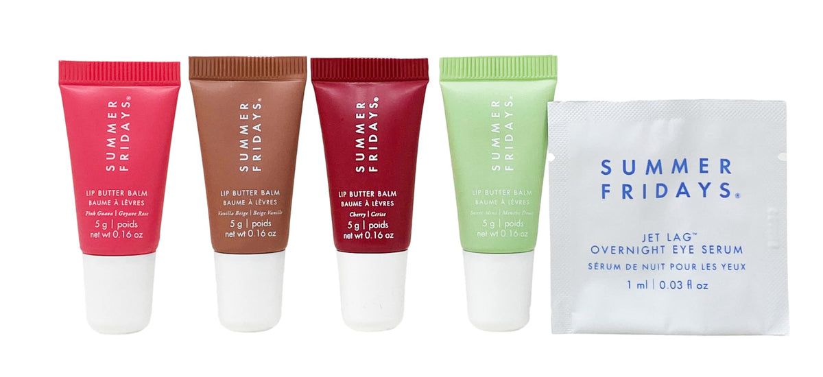 Summer Fridays lip butter texture close-up illustrating smooth, hydrating finish