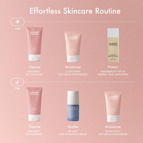 Summer Fridays cleanser in hand showing true scale and user-friendly size
