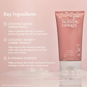 Summer Fridays gel texture close-up showing smooth hydrating formula benefit