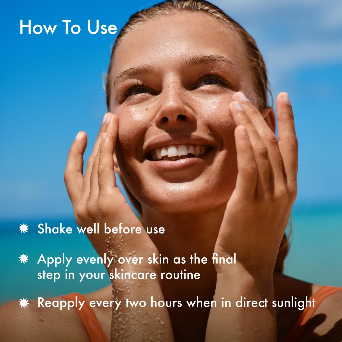 Summer Fridays bottle beside routine skincare items showing how to incorporate sunscreen