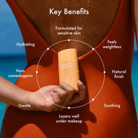Summer Fridays close-up label highlighting zinc oxide and active ingredients benefits