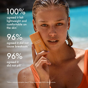 Summer Fridays texture spread on skin revealing fast absorption and no-pilling benefit