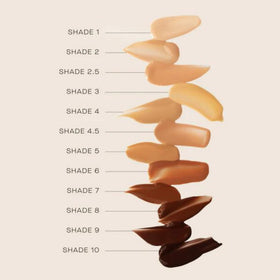 Summer Fridays application with fingers blending for natural coverage