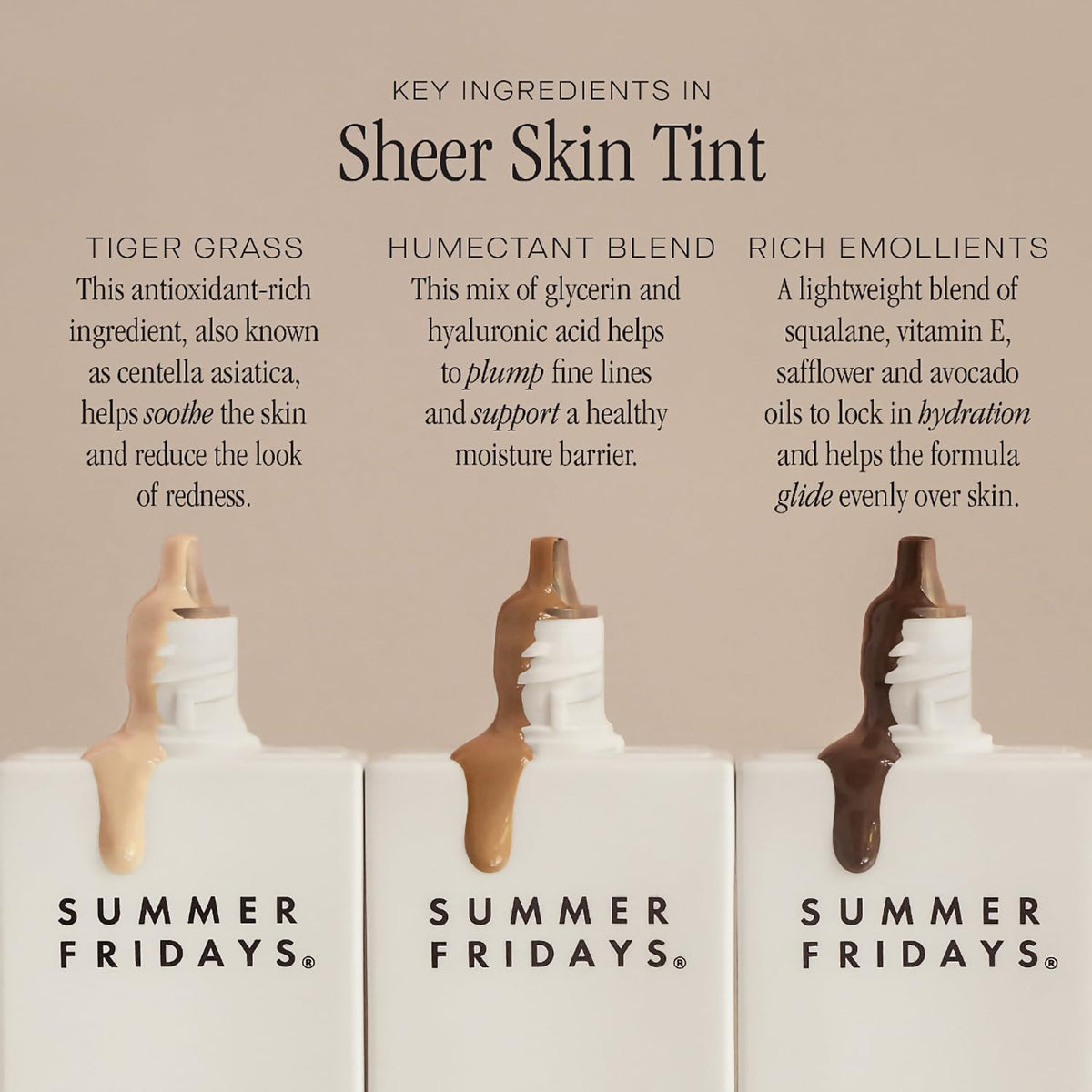 Summer Fridays tint held in hand to show actual product size and scale