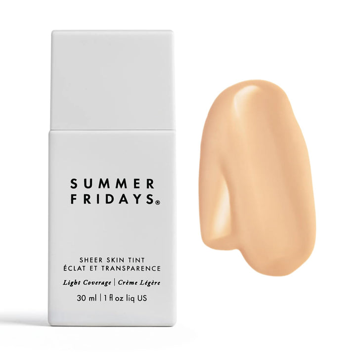 Summer Fridays front packaging showing product and shade, highlights natural finish