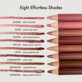 Summer Fridays SoftLine lined lips lifestyle shot showing sculpted, natural-looking pout