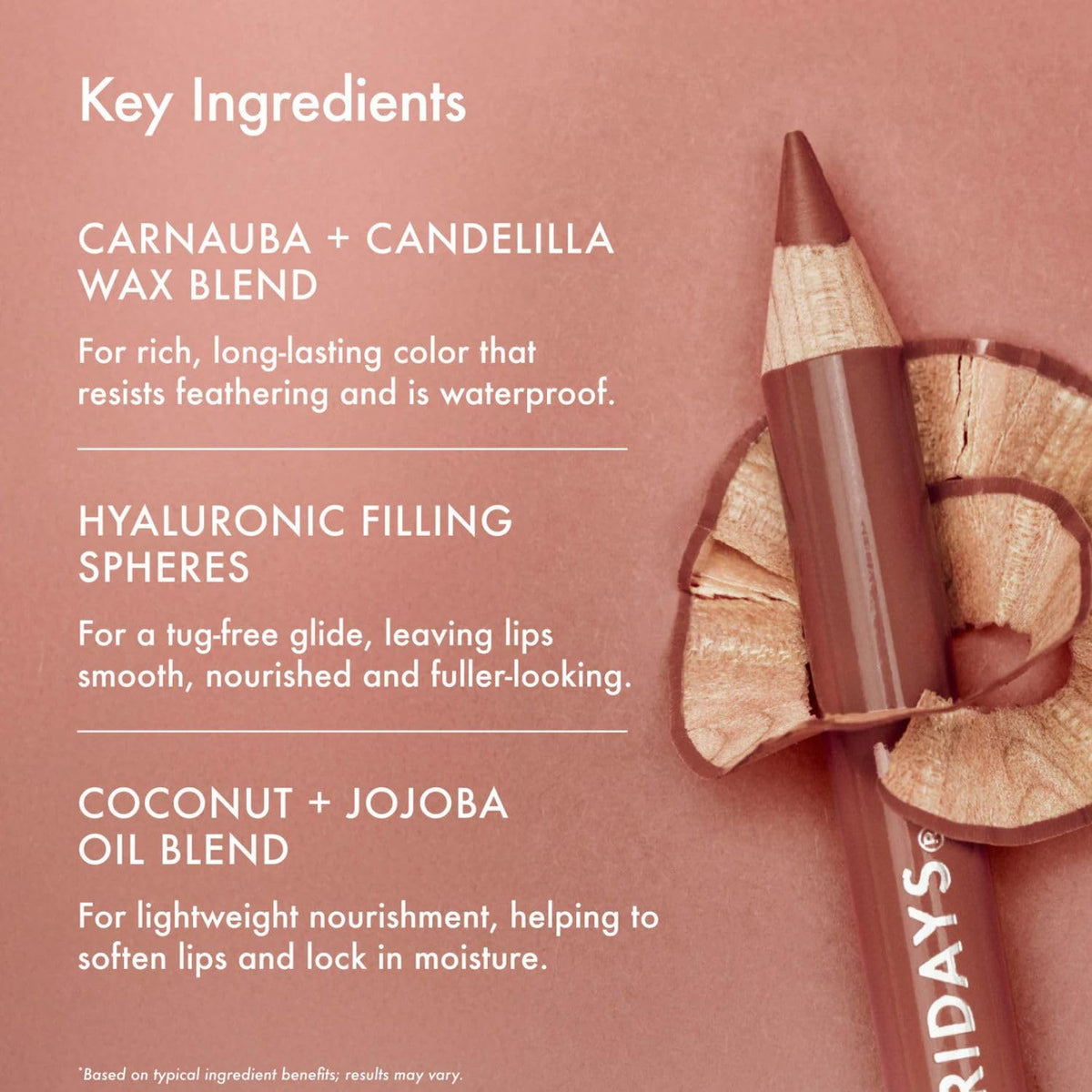 Summer Fridays label close-up lists hyaluronic spheres and jojoba oil benefits