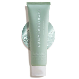 Summer Fridays front packaging showing clean bottle and label, highlights gentle cleansing