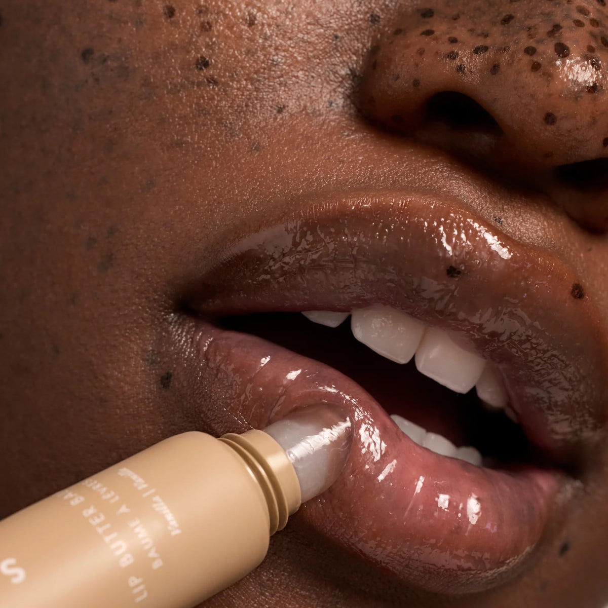 Summer Fridays travel-sized lip butter in a bag for on-the-go moisturizing