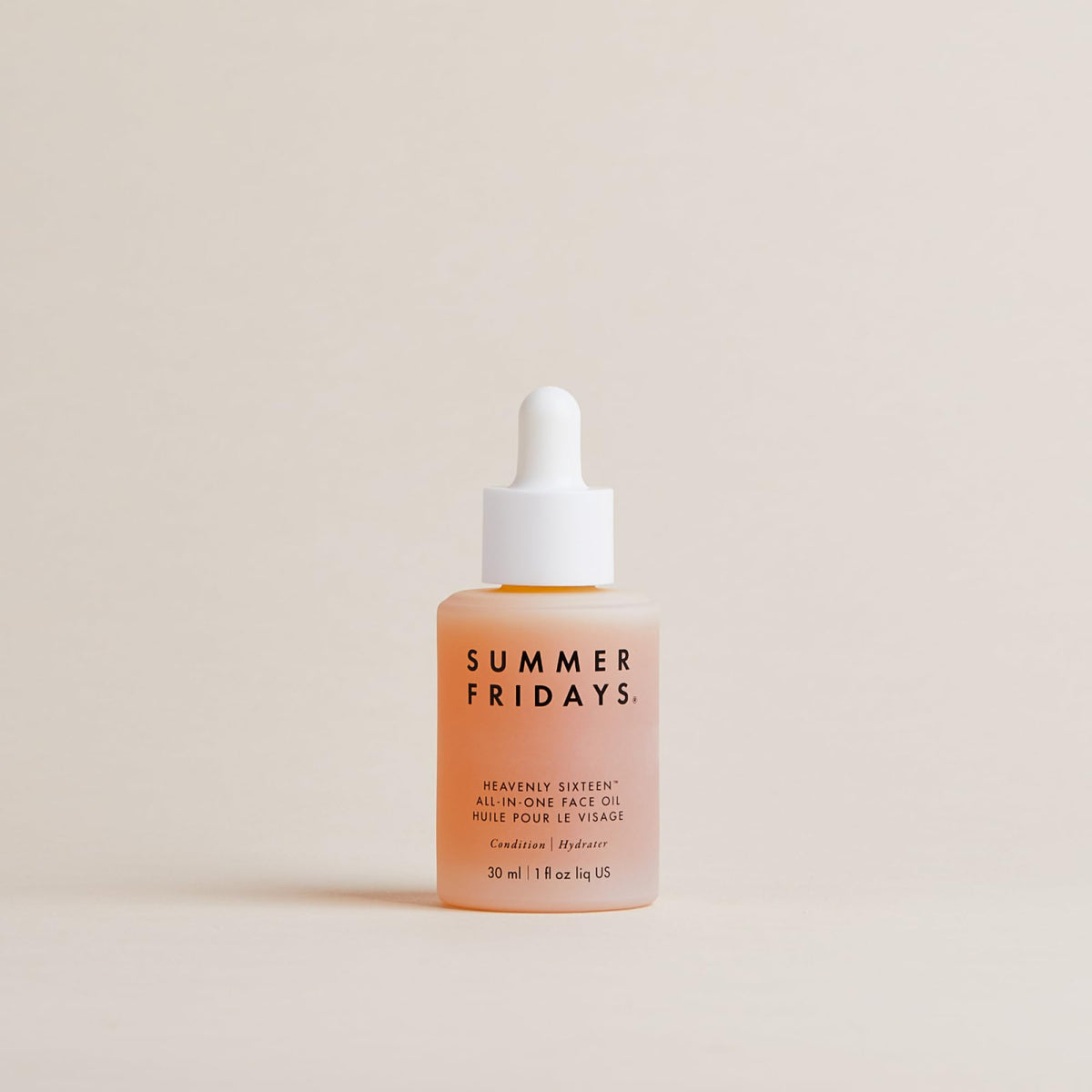Summer Fridays bottle styled on bathroom shelf to convey everyday skincare ritual