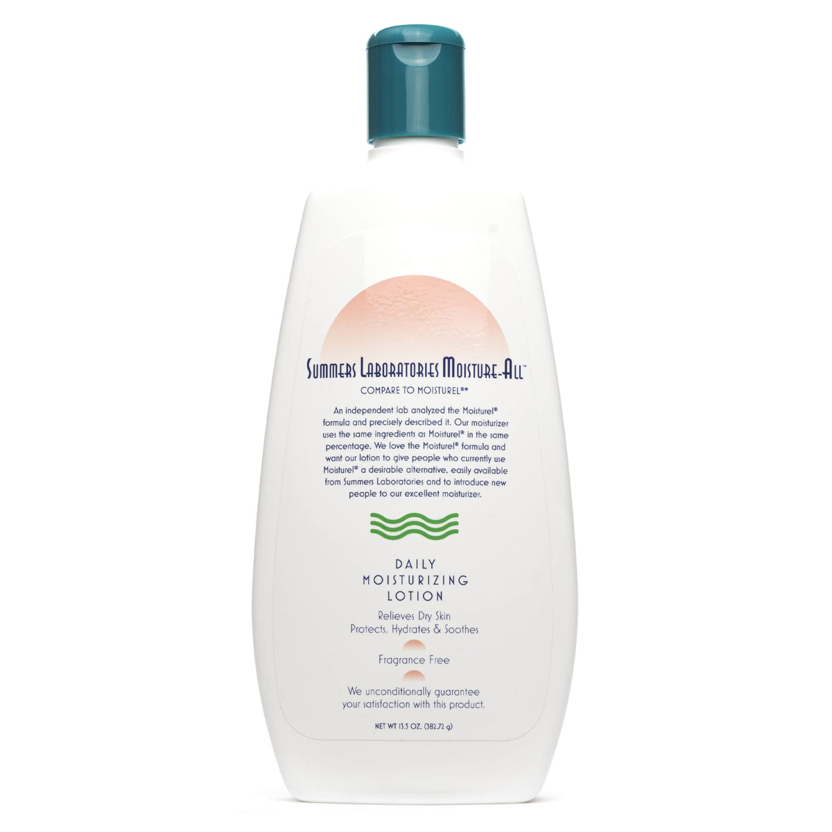 Summers Laboratories Moisture-All front packaging shows bottle and label, promotes gentle hydration