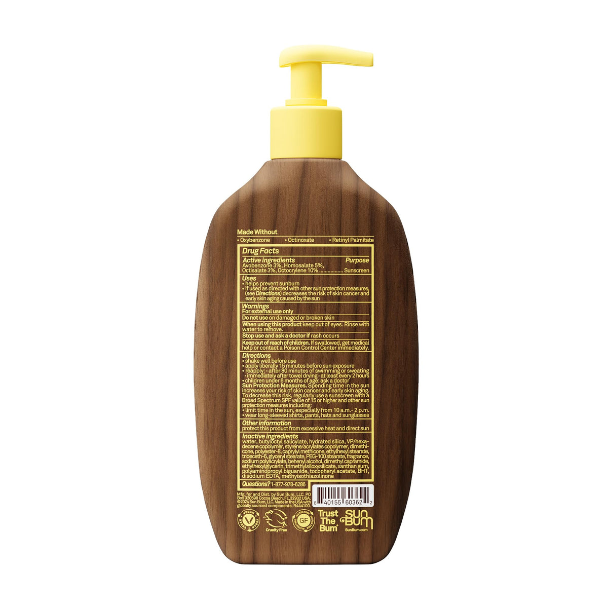 Sun Bum bottle on a towel at the beach showing outdoor protection and lifestyle benefit