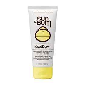 Sun Bum Cool Down front packaging showing travel-size convenience and clear branding