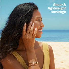 Sun Bum face cream applied on hand demonstrating quick absorption benefit