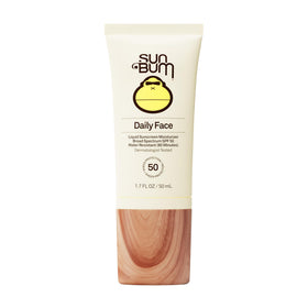 Sun Bum face SPF50 front packaging showing travel 1.7 oz tube and brand