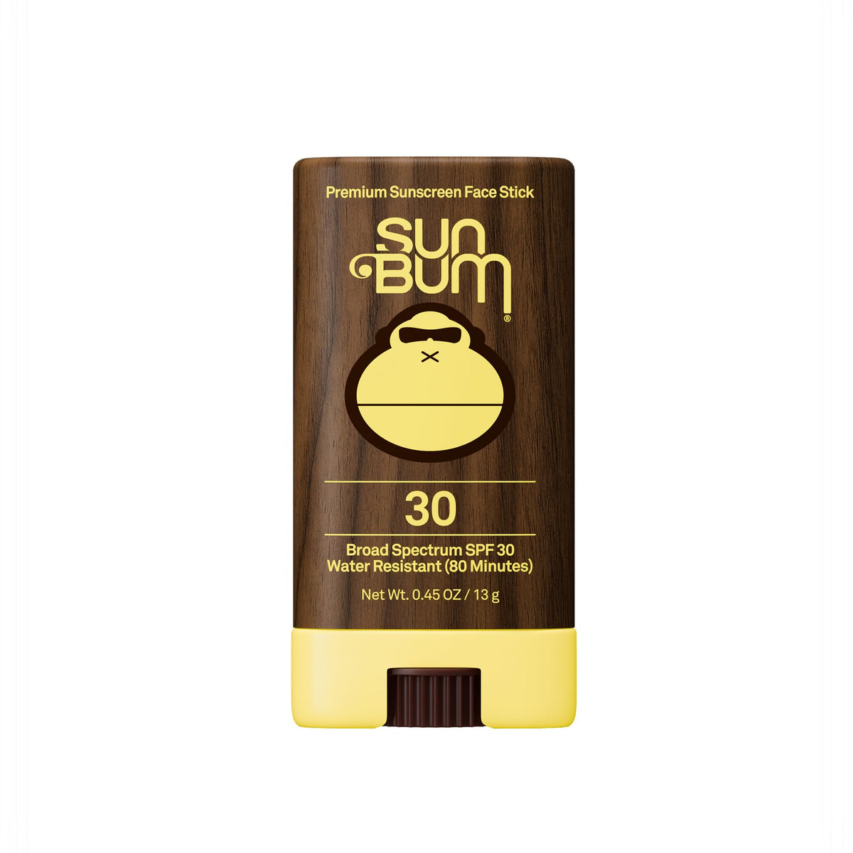 Sun Bum face stick front packaging showing portable SPF protection