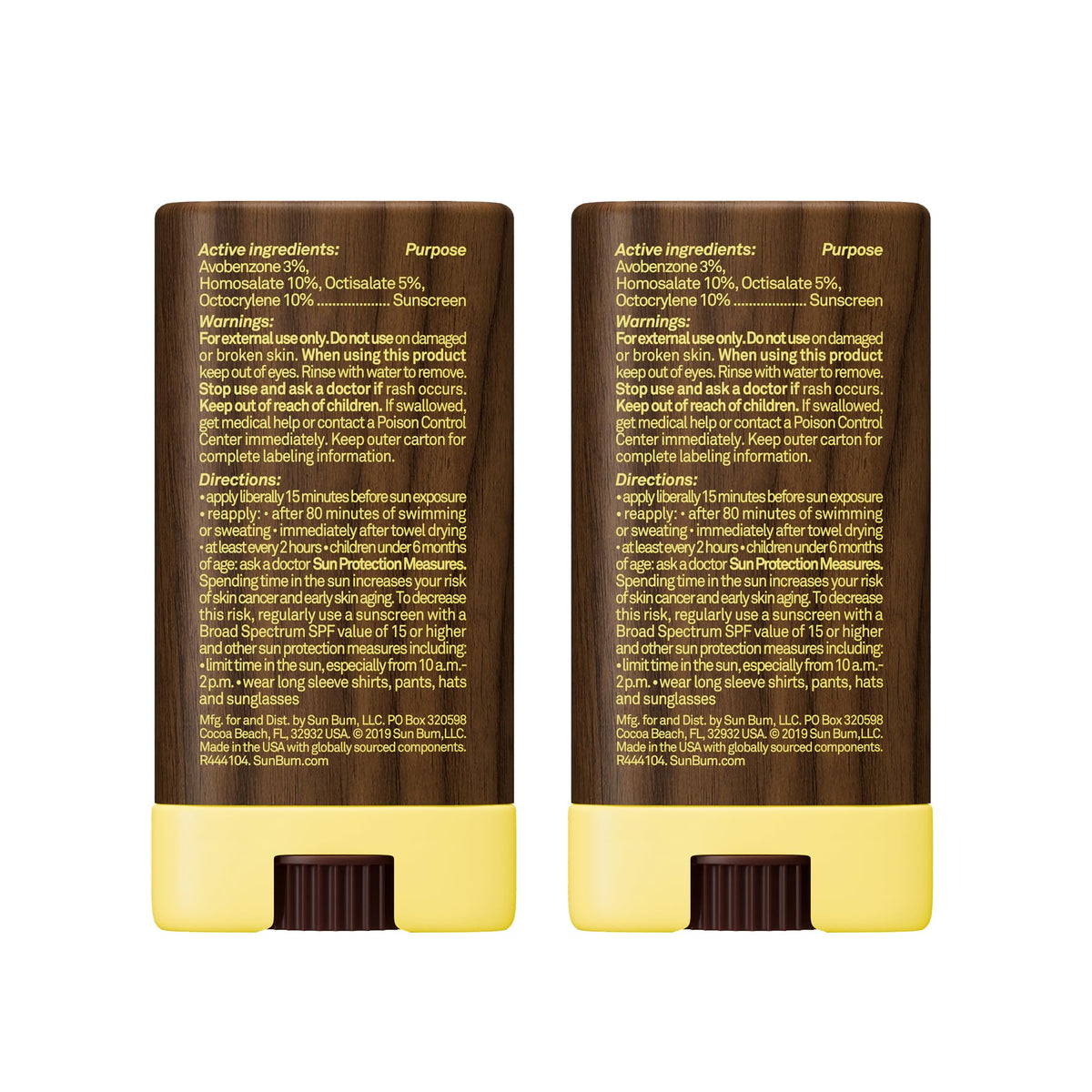 Sun Bum face stick lifestyle beach usage showing on-the-go sun protection during outdoor activities