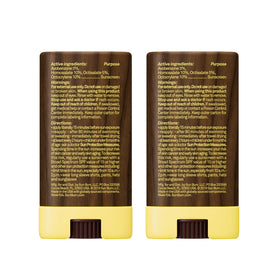 Sun Bum face stick lifestyle beach usage showing on-the-go sun protection during outdoor activities